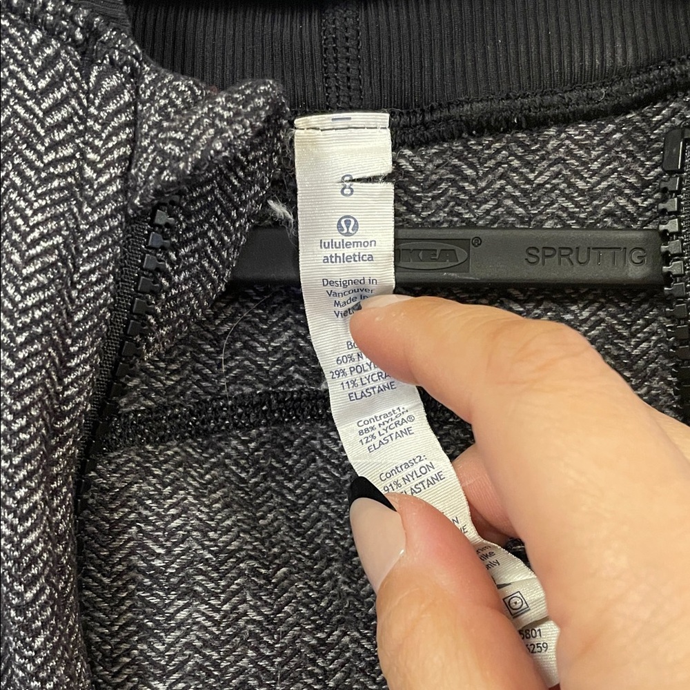 lululemon athletica Black and Gray Utility Jacket - Picture 3 of 8